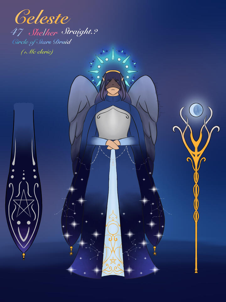 Celeste character sheet