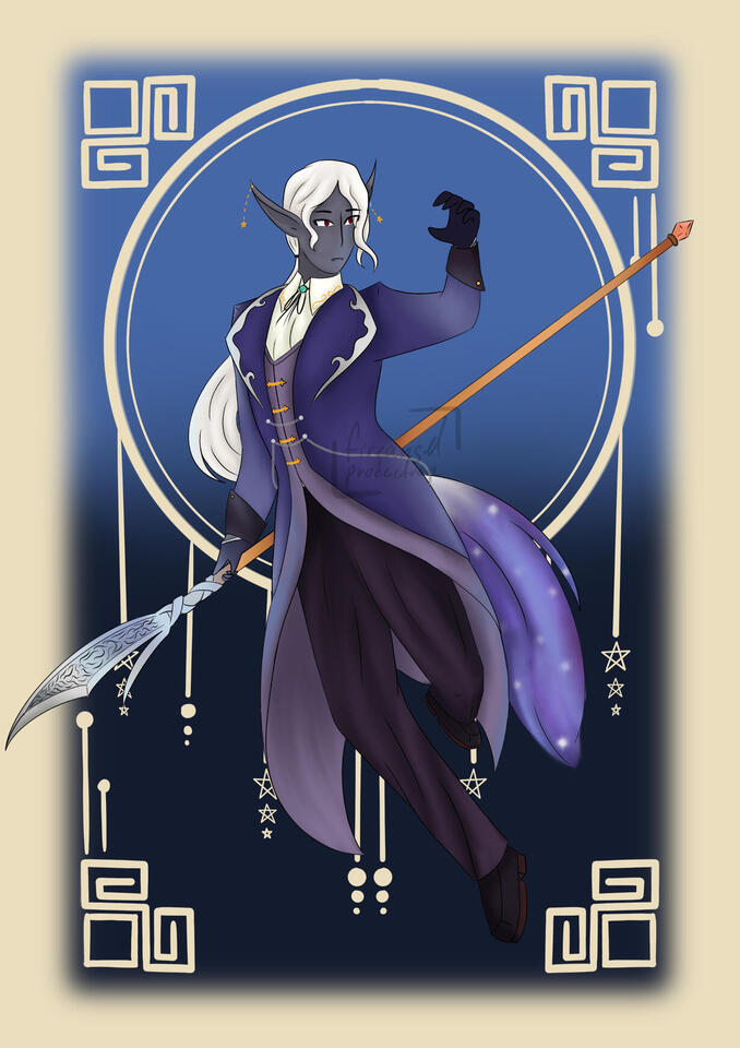 Solaris full body holding the Galaxy (non Galaxy ver)