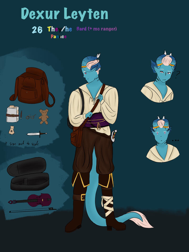 Dexur Leyten character sheet