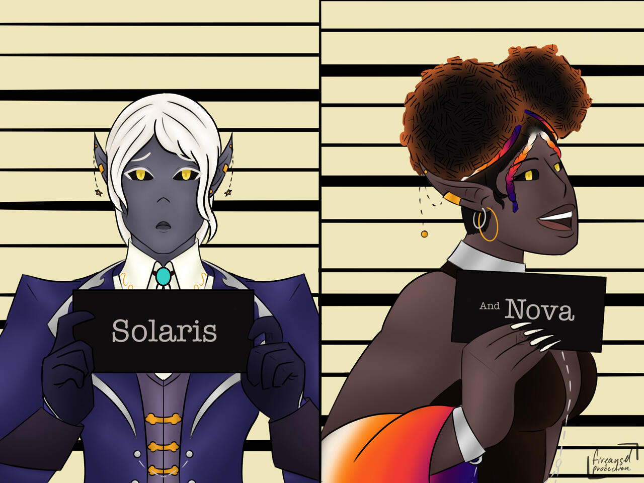 Barbie and Ken meme redraw with Solaris and Nova