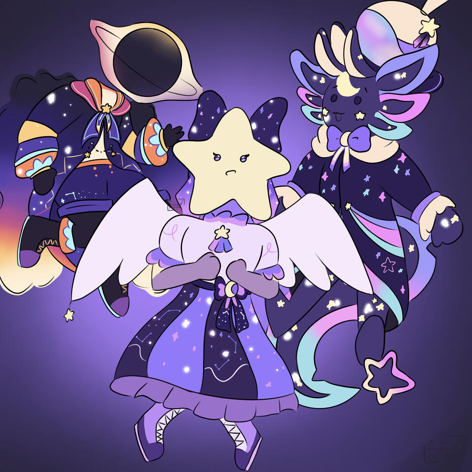 Aether, Nova, Cosmo from dreaminqluna